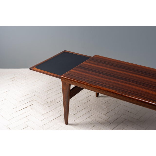 1960s Johannes Andersen Rosewood Coffee Table For Sale In Boston - Image 6 of 12
