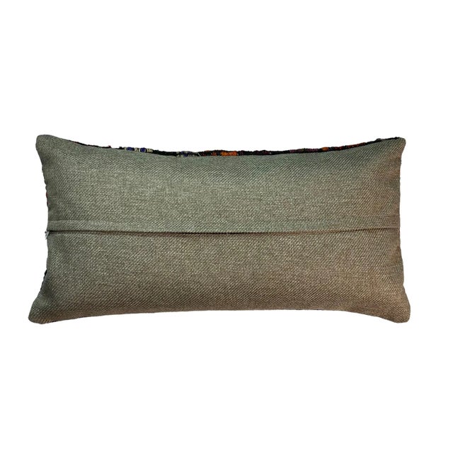 Vintage Turkish Kilim Cushion Cover, 1970s For Sale - Image 4 of 11