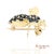 Metal 14k (585) Yellow Gold Natural Sapphire Bee Shape Brooch/Pin For Sale - Image 7 of 11