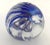 Modern 2000 Blue Art Glass Paper Weight For Sale - Image 3 of 10