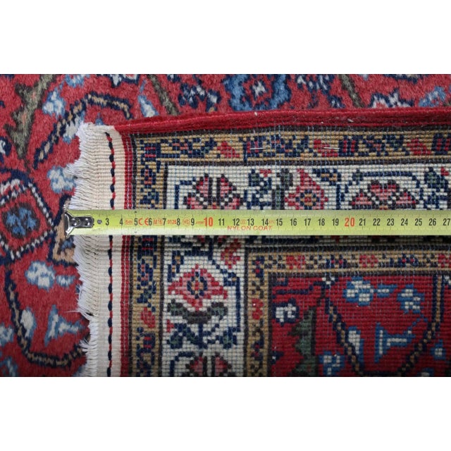 Textile Middle Eastern Wool Rug For Sale - Image 7 of 8