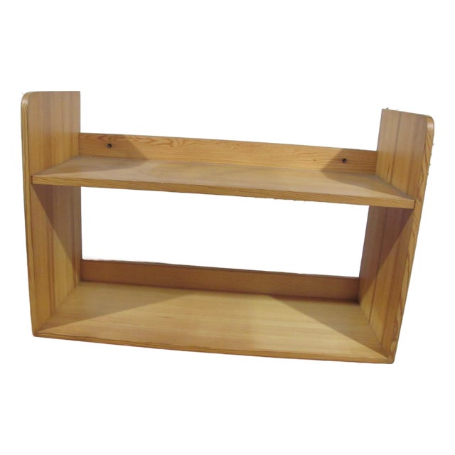 Borge Mogensen Hanging Pine Shelf Two Levels Signed For Sale