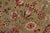 Traditional 1990's Floral Pak-Persian Green/Aubergine Wool Rug - 8'1'' X 10'0'' For Sale - Image 4 of 9