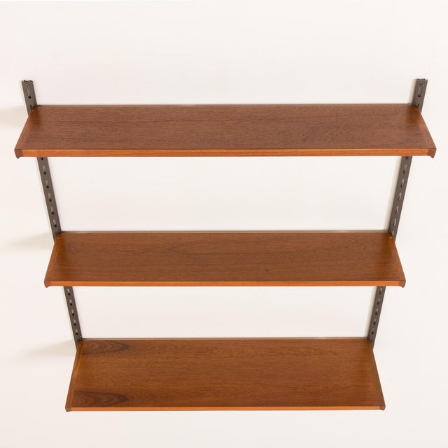 1960s Vintage Danish Teak Shelving Unit by Kai Kristiansen for FM Møbler, 1960s For Sale - Image 5 of 11
