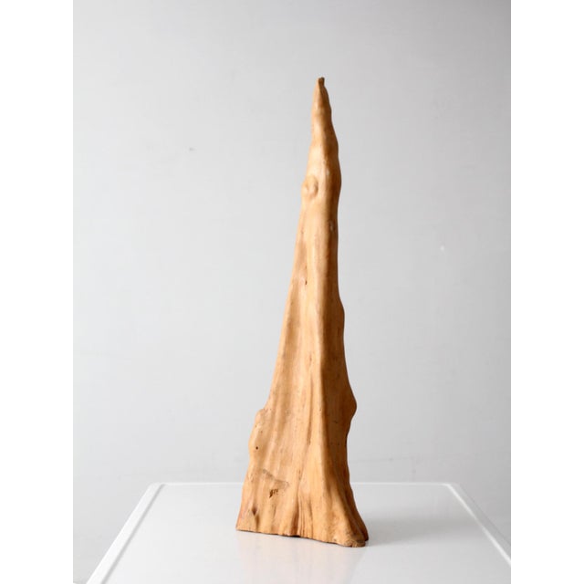 Late 20th Century Natural Sculptural Wood Form For Sale - Image 5 of 11