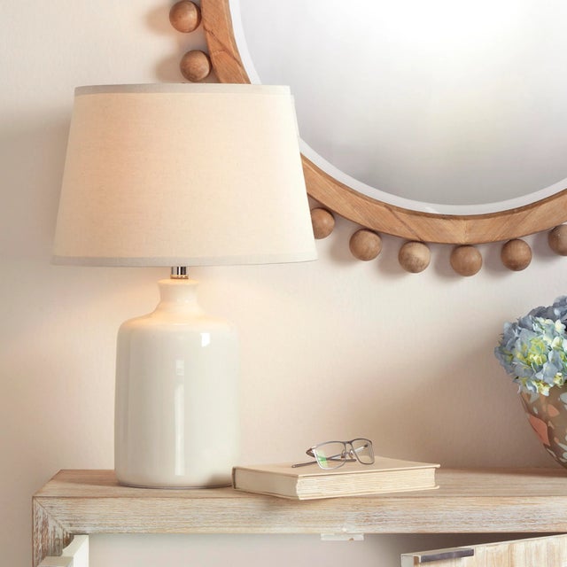 Cream Milk Jug Table Lamp | Chairish