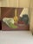 Vintage Original Canvas Still Life Painting For Sale - Image 4 of 12