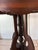 Vintage Petite Inlaid Wood Accent Table With Tripod Base Federal Style For Sale - Image 9 of 15