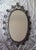 Vintage Rustic Oval Wall Mirror in Wrought Iron, 1970s For Sale - Image 6 of 7