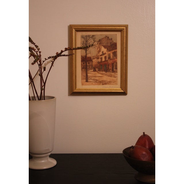 Vintage Framed French Still Life Print, Signed For Sale In Los Angeles - Image 6 of 6