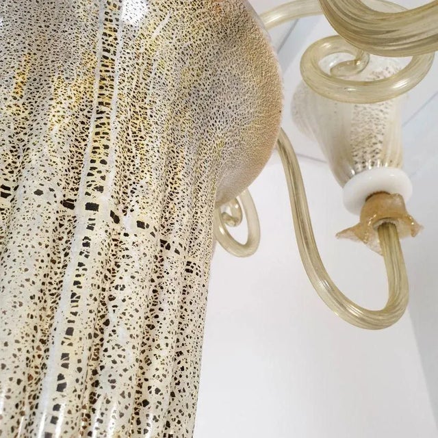 Mid-Century Modern Murano Glass Chandelier, Italy 1960s For Sale - Image 10 of 12