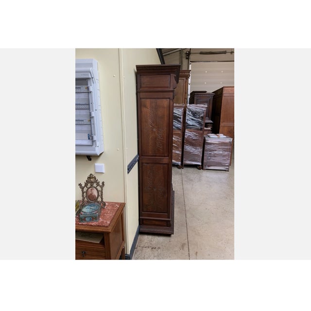 Brown Antique Breton Display Cabinet, 1880 For Sale - Image 8 of 11