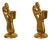 Vintage Swedish Brass Angel Candleholders by Skultuna, Set of 2 For Sale