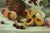 1940s Summer Fruit Still-Life With Cherries, Peaches & Pineapple - After H. Raymond For Sale - Image 5 of 6