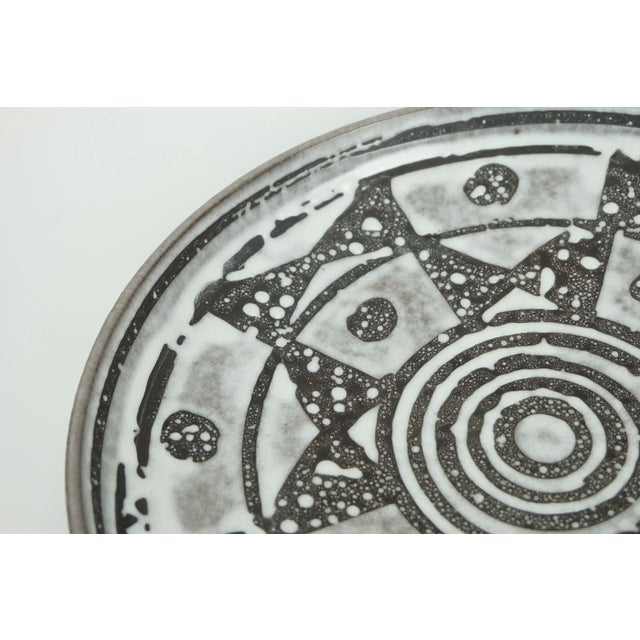 Large Mid-Century Grey and Brown Glazed Ceramic No. 1075-31 Ankara Bowl from Carstens Tönnieshof, 1960s For Sale - Image 4 of 11