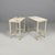 Ivory Mid-Century Modern Italian Coffee Tables in White Wood, 1940s, Set of 2 For Sale - Image 8 of 18