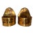 Vintage Mid-Century Brass Wall Pocket Planters - A Pair For Sale