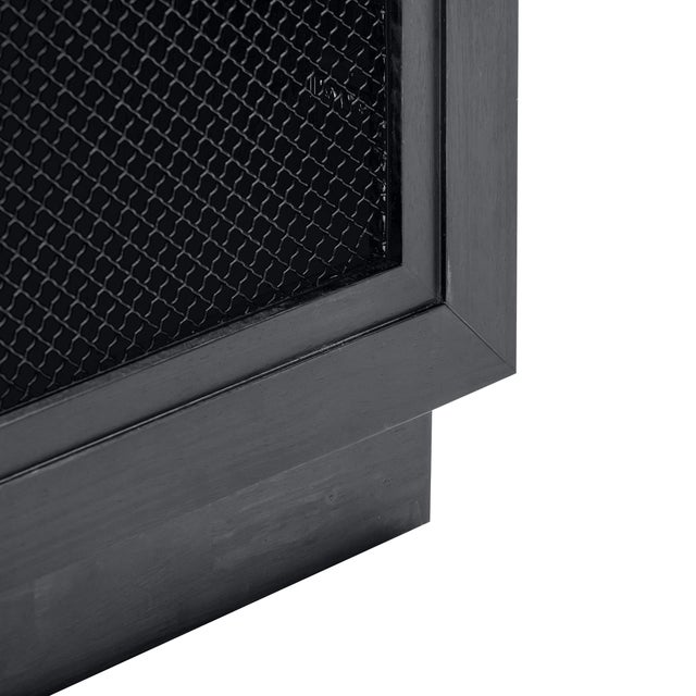 Nolan Black Wood Media Console For Sale In Los Angeles - Image 6 of 8