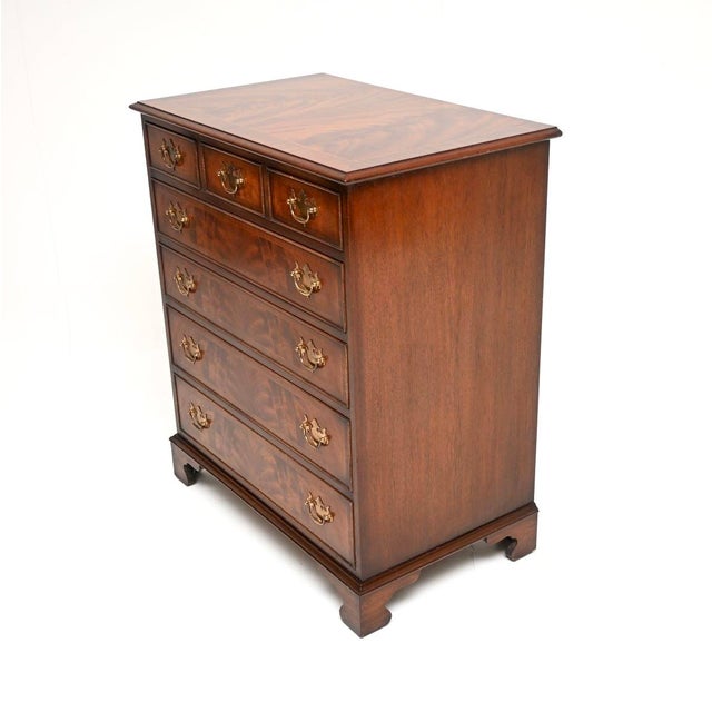 Antique Georgian Chest of Drawers, 1950 For Sale - Image 3 of 10