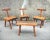 Wood Vintage French Handcrafted Brutalist Chairs, 1960s, Set of 5 For Sale - Image 7 of 18