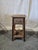 Early 20th Century Handcrafted Reclaimed Teak Rustic Side Table With Drawer For Sale - Image 4 of 9