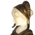 Large Art Deco Bronze and Carved Marble Sculpture of a Water Carrier by Dominique Alonzo (58 Cm) For Sale - Image 4 of 12