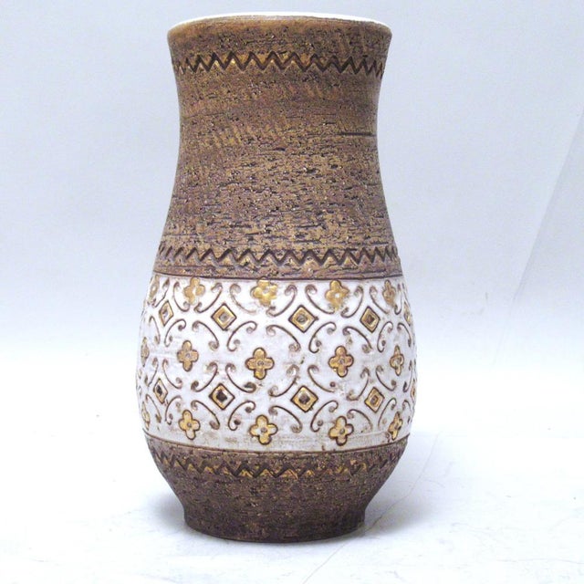 Gold Vase by Aldo Londi for Bitossi, 1960s For Sale - Image 8 of 8