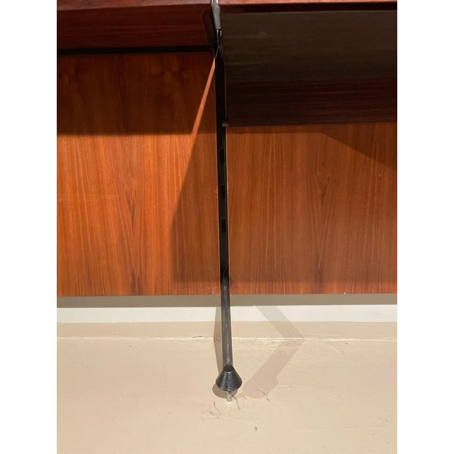 Teak Urio Modular Library by Ico & Luisa Parisi for Mim, Rome, 1960s, Set of 2 For Sale - Image 11 of 14