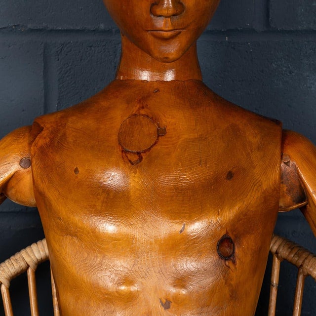 Antique Continental Life Size Wooden Artists Lay Figure, 1910 For Sale - Image 9 of 18