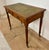 Antique English Style Wooden Writing Table with Leather Top and Drawers, 1930s For Sale - Image 10 of 14