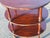 Wood Early 20th Century Mahogany Oval Three-Tiered Rolling Bar Cart For Sale - Image 7 of 13