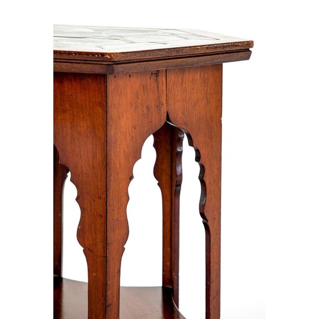 Green Tilled Top Occasional Table For Sale - Image 11 of 13