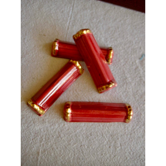 Mid 20th Century Mid Century French Art Deco Knife Rest Set- 12 Pieces For Sale - Image 6 of 9