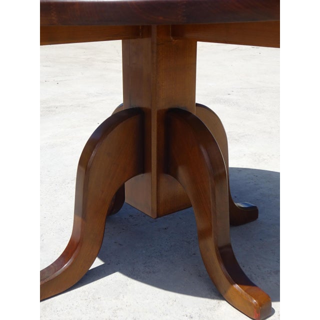 Coffee Table with Central 4-Legged Base, 1970s For Sale - Image 14 of 15