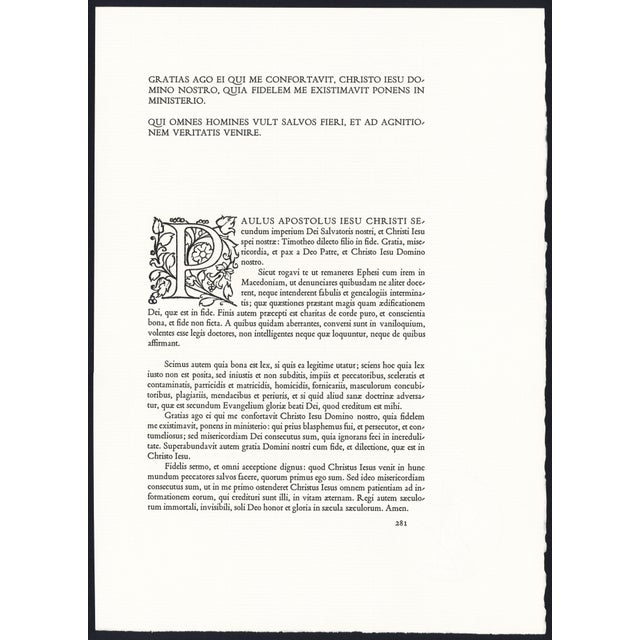 1960s 1969 Salvador Dalí Biblia Sacra Lithograph "Consummatum Est" (It Is Finished, Death of Jesus) For Sale - Image 5 of 11