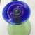 1980s 1980s Hand Blown Green and Cobalt Martini - Set of 4 For Sale - Image 5 of 8