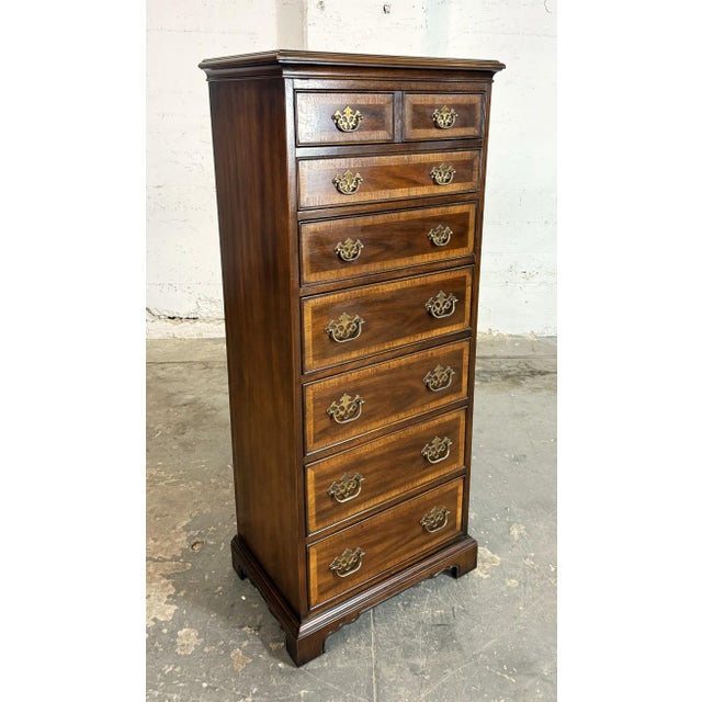 Drexel Drexel 18th Century Collection Lingerie Chest For Sale - Image 4 of 15
