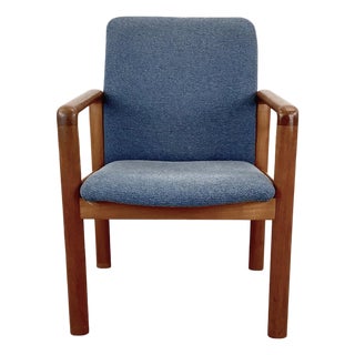 Late 20th Century Scandinavian Modern Teak Armchair For Sale