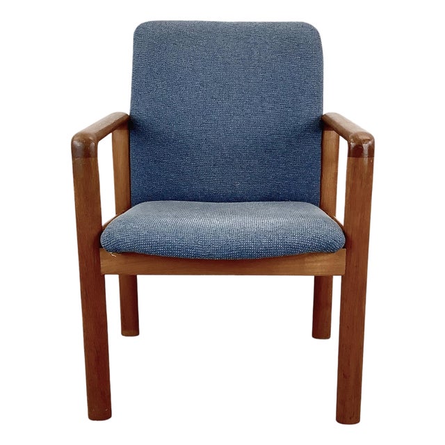 Late 20th Century Scandinavian Modern Teak Armchair For Sale