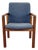 Late 20th Century Scandinavian Modern Teak Armchair For Sale