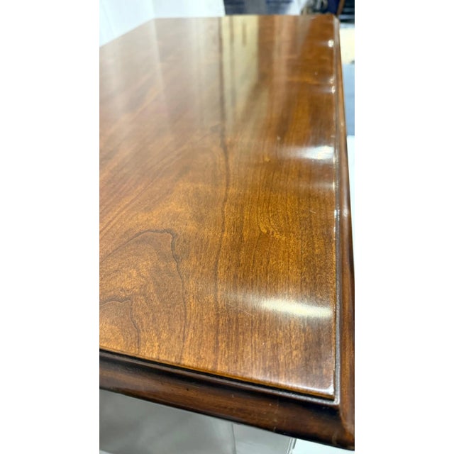 Drexel Queen Anne Style Walnut Lowboy Chest For Sale - Image 9 of 12