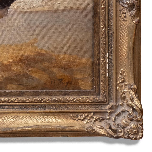 Heinrich Von Zügel, Bull, 1953, Oil on Canvas, Framed For Sale - Image 3 of 5