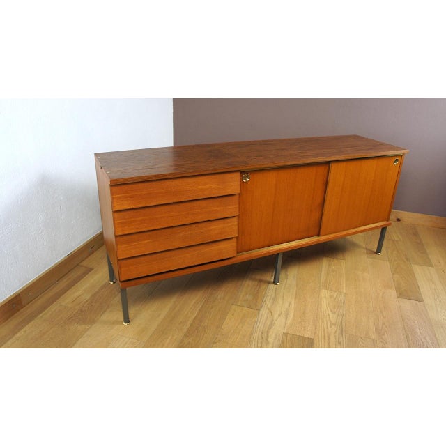 Teak Sideboard by Louis Paolozzi for Monopoly, 1960 For Sale - Image 3 of 11