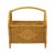 Boho Chic Vintage Boho Bamboo and Rattan Magazine Rack, 1980s For Sale - Image 3 of 12