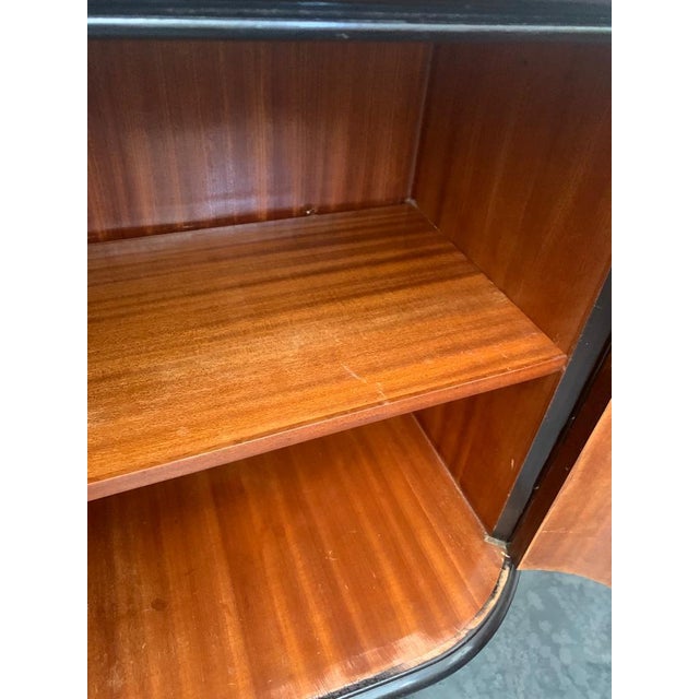 Large Shaped and Ashlar Sideboard attributed to Vittorio Dassi, 1950s For Sale - Image 14 of 15