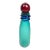 Late 20th Century Italian Alfredo Barbini Murano Scavo Glass Decanter For Sale
