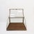 Metal Antique Curved Glass Display Showcase, 1930s For Sale - Image 7 of 16