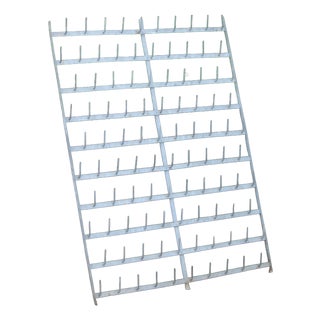 Large Metal Storage Rack, 1950s For Sale