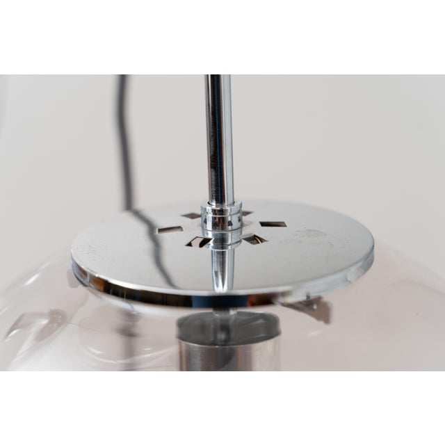 1970s Ceiling Light in Glass and Metal from Glashütte Limburg, 1970s For Sale - Image 5 of 7