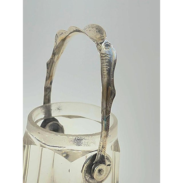 Dutch Crystal and Silver Matchbox or Jar, 19th Century For Sale - Image 4 of 9